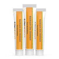 Sion Biotext Bacitracin Zinc Ointment, 1 oz per Tube (Pack of 3) - for Healing & Infection Prevention of Burns, Scrapes and Cuts - Antibiotic Ointment for Wound Care - First Aid Antibiotic Cream