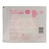 KerraFoam 7" x 8" Oval Gentle Border Foam Dressing for Wound Care (CWL1135) - Aids Wound Healing by Absorbing and retaining Drainage While Being Gentle on The Surrounding Skin. (1 Each)