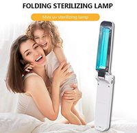 HealthyPur UV light Sanitizer Portable LED light wand. Strong UV light Sanitizer folding wand for home Car Toilet Pet area Bathroom Computer Phones.
