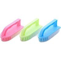 Set of 3 Candy Colour Multifunctional Plastic Clothes Shoes Good Grips Cleaning Brushes Household Scrub Brush