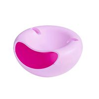 Zerama Fruit Dish Snacks Nut Melon Seeds Bowl Double Layer Plastic Shell Storage Box Cellphone Holder