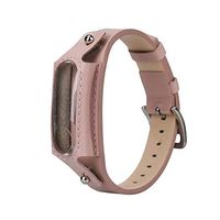 Lyperkin Strap Compatible with Xiaomi Mi Band 3 Bracelet, Fashion Leather Wristband Replacement Band Accessories for Xiaomi Mi Band 3 S-42