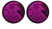 2 TADIRAN TL-5135 3.6V 1700mah Lithium Inorganic Batteries