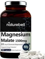 NatureBell Magnesium Malate 1500mg Per Serving, 360 Capsules, Non-GMO
