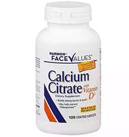 Harmon® Face Values™ 120-Count Calcium Citrate with D3 Caplets