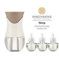 Dimensions Sleep Collection - 3 Pre-blended Fragrance Refills and Fragrance Plugin for up to 4 Months of Brilliant Fragrance