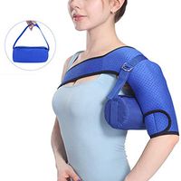 JIN Shoulder Brace Support Correct Belt for Pain Relief Adjustable Shoulder Immobilizer for Stroke Hemiplegia Subluxation Recovery,Standard