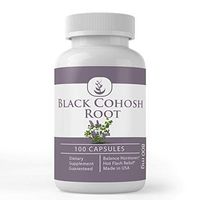 Black Cohosh, 100 Capsules, 800mg Serving, Natural Herbal Supplement, Lab Verified, Non-GMO, No Additives or Filler, Made in The USA, 100% Satisfaction Guaranteed