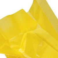 10ea - 20 X 26 Yellow Tissue Paper