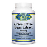 Vitamin Discount Center Green Coffee Bean Extract 400mg, 90 Veg Capsules