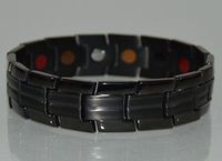 Titanium Power Energy Magnet Therapy Bracelet with 4 in 1 Function (Link Removal Tool Included)- Free “LED Flashlight with Key Chain” with Your Order- 206BR