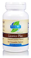 Priority One Vitamins Licorice Plus Natural Licorice Flavor 90 Chewable Tablets - Soothing Support for The gastrointestinal Tract and Occasional Acid Reflux.*