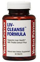Yerba Prima Liv-Cleanse Formula to Support Liver Health, 60 Tablets