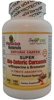 Super Bio-Enteric Curcumin w Bioperine-Bromelain 800 mg-100 Tabs ENTERIC Coated 7X Absorption Joint and Immune Health