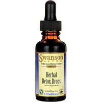 Swanson Dr. Barbara Hendel's Herbal Detox Drops (Alcohol/Sugar-Free) 1 fl Ounce (29.6 ml) Liquid