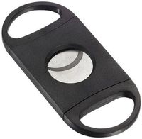 Visol VCUT908 Flynn Stainless Steel Cigar Cutter, Black
