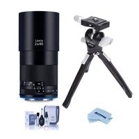 Zeiss Loxia 85mm f/2.4 Sonnar T Lens for Sony E Mount - Bundle with FotoPro Artpod Mini Classic Aluminum Tripod with Leather Bag, Cleaning Kit, Microfiber Cloth