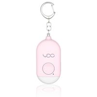 YDO Safe Personal Alarm, 130db Personal Safety Alarm Siren Song for Women Keychain with USB Rechargeable, LED Flashlight, Emergency Self Defense Safe Sound for Kids & Elderly (Pink)