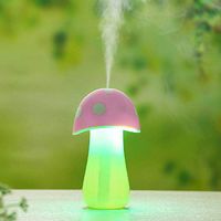 Voberry® Home Aroma USB LED Light Humidifier Mushroom Air Diffuser Purifier Atomizer New (Pink)