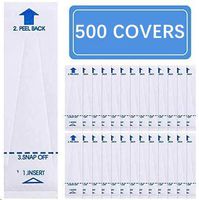 Haobuy Digital Thermometer Cover, 500Pcs Disposable Universal Electronic Thermometer Cover, 8.8 x 2.5 cm, Safety Prevent Thermometers Probe Covers(1Package100)