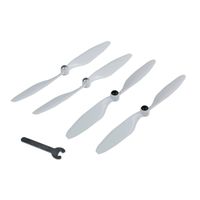 AEE Technology AJ01 10-Inch Self-Tightening Propeller Set for Toruk AP10 Video Drone Quadcopter (White)