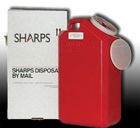 Sharps Compliance 13000-008 Sharps Recovery System 3 gal Needle Disposal Container, English, 15.34 fl. oz, Plastic, 1 x 1 x 1