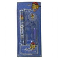 Ed Hardy Emma Bulldog Pencil Set - Blue