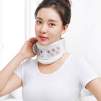 MOXIN Neck Brace Collar, Breathable Cervical Traction Device, Adjustable Height in Both Directions, Best for Neck Support & Instant Relief for Chiropractic Chronic Neck Pain,S