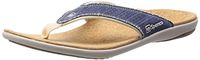 Spenco Yumi Mens Orthotic Flip Flops Dark Navy - 14