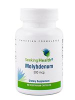 Molybdenum 500| 90 Vegetarian Capsules | Seeking Health | Molybdenum Glycinate Chelate | Supports Metabolism and Iron Utilization