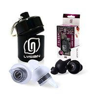 LYSIAN Ear Plugs for Sleeping, Reusable Noise Reduction Soft Silicone Ear Plugs, 27 db NRR Comfortable Ear Plugs for Hearing Protection, Snoring, Work, Travel and Loud Events