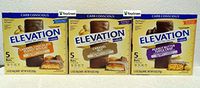 Elevation by Millville Protein Bars Carb Conscious 3 Variety Flavors Bundle (Pack of Three)