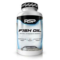 RSP Fish Oil Supplement - Triple Strength Omega 3 Softgels (1250 mg), HIGH EPA & DHA for Heart, Brain, Joint Health, 3X Strength Formula (60 Count)