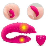 Sexy Toystory for Couple Wireless Remote Control V-ǐbr-át-or U-Shaped Wearable Mini Suction Cup Portable Vitality Toy, 10 Vibration Modes USB Charging Waterproof T-Shirt