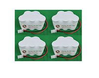 SPS Brand 6V 5000mAh Replacement Battery for Lithonia ELB0605N (Pack 4)