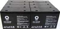 SPS Brand 1223W Replacement Battery for APC BackUPS Office BF400C (8 Pack)
