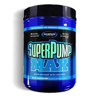 Gaspari Nutrition - SuperPump MAX - The Ultimate Pre Workout Powder, Sustained Energy Preworkout, Nitric Oxide Booster, Muscle Growth, Recovery & Replenishes Electrolytes - 40 Serving (Blue Raspberry)
