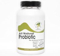 All Natural Probiotic 10 to 50 Billion Live Probiotic Cultures ~ 100 Capsules - No Additives ~ Naturetition Supplements