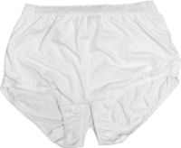 8081204LREA - OPTIONS Split-Cotton Crotch with Built-In Barrier/Support, White, Right-Side Stoma, Large 8-9, Hips 41 - 45