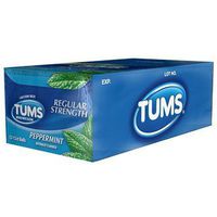 TUMS Regular Strength - Peppermint - 2-12 pk 12 ct- 24 Rolls