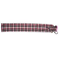 Warmies PVC Extra Long Hot Water Bottles with Fabric Sleeve, 78cm x 12cms (Approx), Red Tartan