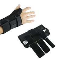 Wrist Brace Pair, Two (2), Small/Medium, Carpal Tunnel, Right and Left Carpel Wrist Support, Forearm Splint Band, 3 Straps Adjustable, Breathable for Sports, Sprains, Arthritis and Tendinitis