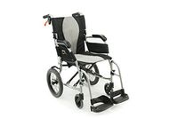 Karman Healthcare Ergonomic Transport Wheelchair with Removable Footrest, 18", 18 Pound
