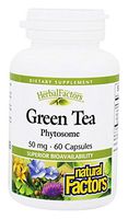 Natural Factors - HerbalFactors Green Tea Phytosome, Rich in Natural Green Tea Catechins, 60 Capsules