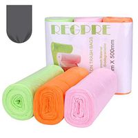 Small Trash Bags 4 Gallon Biodegradable Kitchen Trash Bags 4 Gallon Trash Bags Unscented, 75 ct