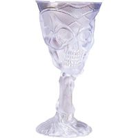 Clear Skull Halloween Goblet