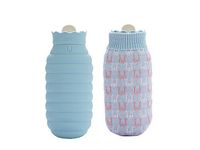 Jordan&Judy Beehive Hot Water Bag (Large 21oz, Blue)