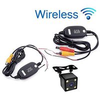 Universal Wireless Car Rear View Camera with 4 LED Vehicle Backup Camera Reverse Camera RCA Night Vision Parking Assistance Camera IP67 Waterproof