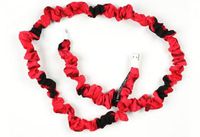 Crazy Cord Covers, Tie-Dye Red & Black, Cell Phone/Tablet Cord Identifier,Universal, Cord Organizer, Cord Management,Valentine's Day Gift Item,