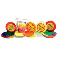 Hygloss Products HYG88155 Primary Colors Tissue Circles, 1" Height, 5" Wide, 5.1" Length (480 Pieces)